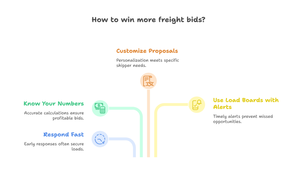 How to win freight bids
