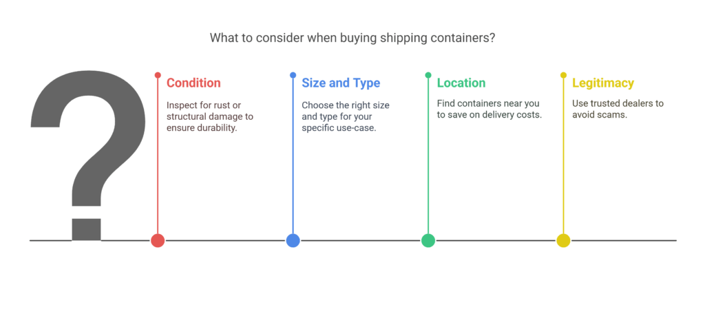 What to consider when buying Shipping Containers